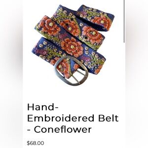 Jenny Krauss Embroidered Belt